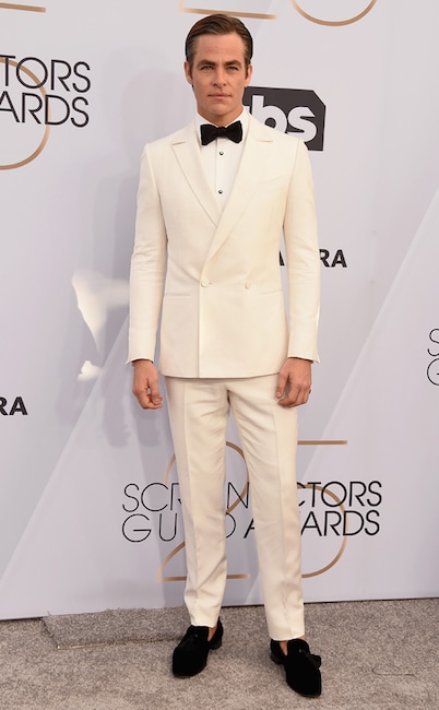 Chris Pine, 2019 SAG Awards, Red Carpet Fashions